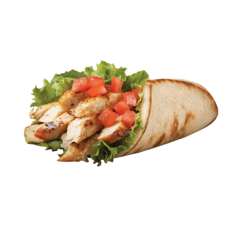 Wrap with Chicken Strip & BBQ Wrap